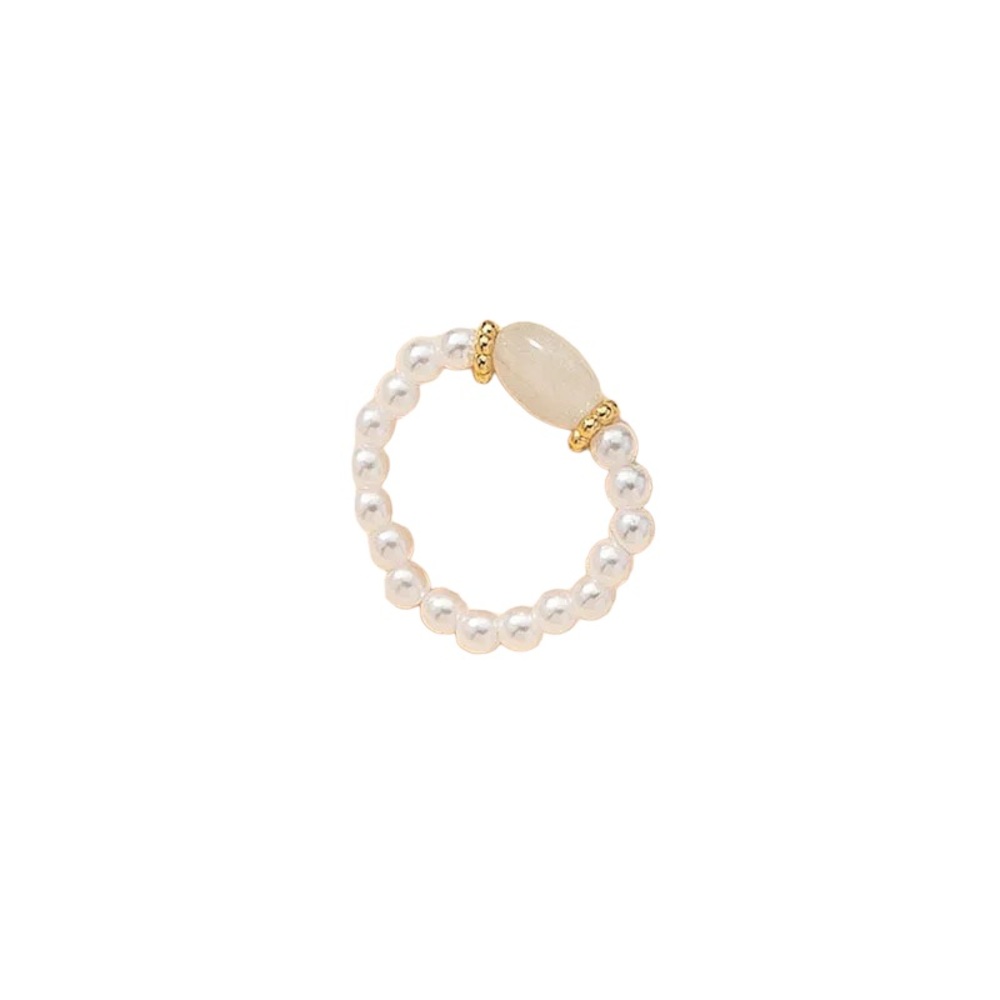 Adjustable Pearl Ring